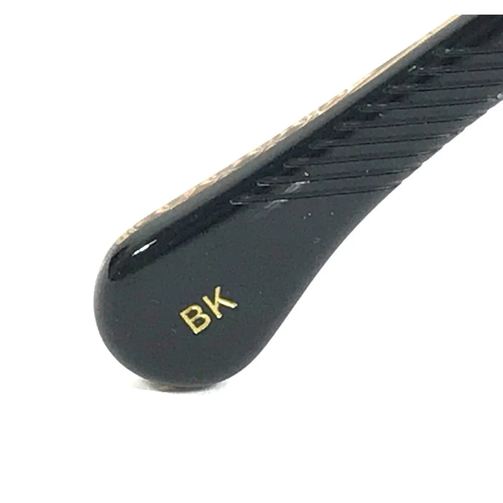 Alfred Kerbs Eyeglasses Frames CARI BK Shiny Black Gold Full Rim 55-17-141